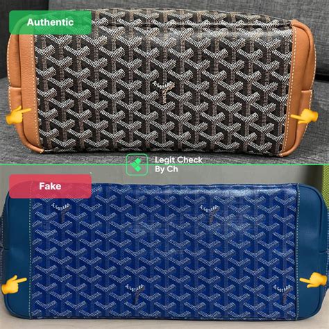 goyard belvedere real vs fake|goyard bag real thing.